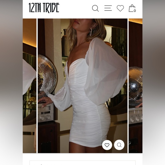 12th Tribe White Dress size Small - Picture 6 of 10